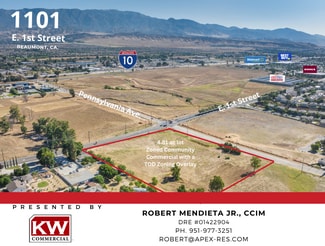 More details for 1101 E 1st St, Beaumont, CA - Land for Sale