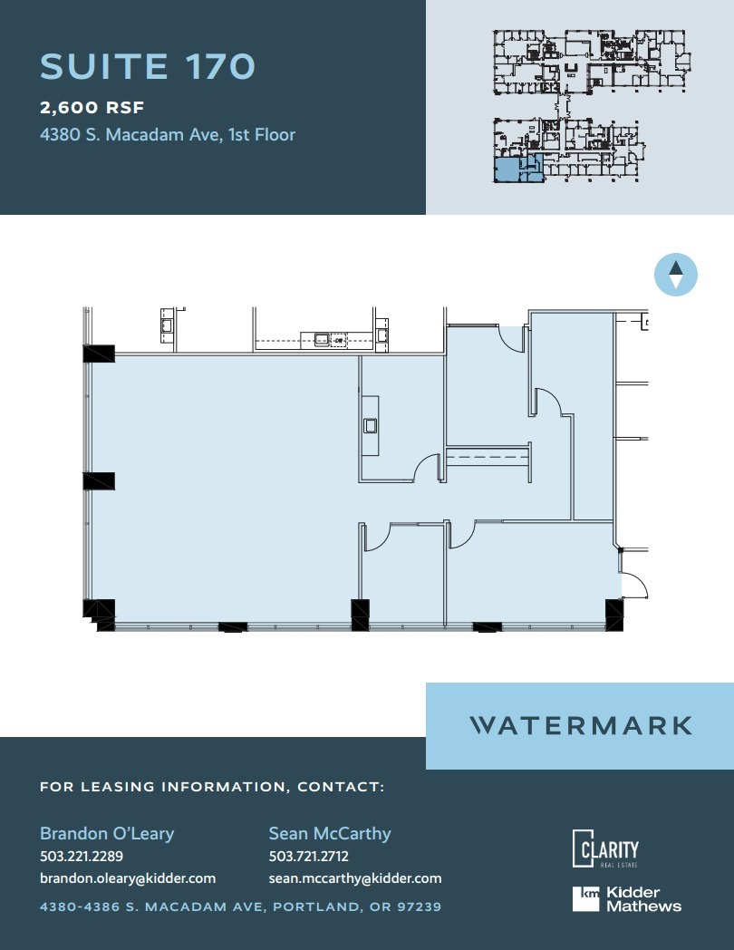 4380 S Macadam Ave, Portland, OR for lease Floor Plan- Image 1 of 1