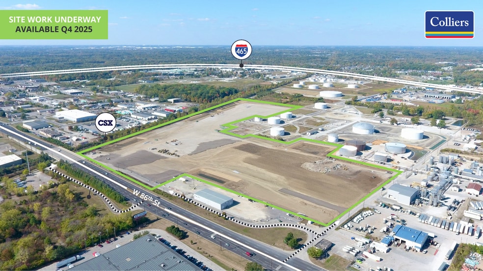 5000 W 86th St, Indianapolis, IN for lease - Aerial - Image 2 of 5