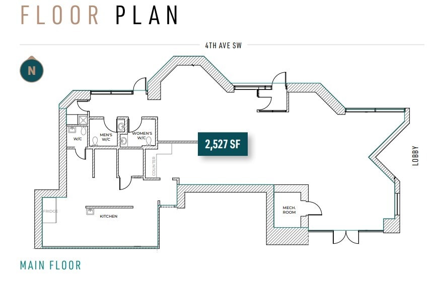 407 2nd St SW, Calgary, AB for lease Floor Plan- Image 1 of 1