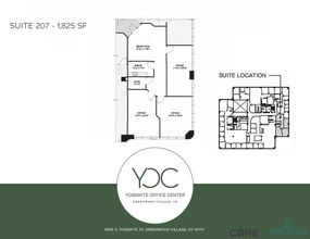 5655 S Yosemite St, Greenwood Village, CO for lease Floor Plan- Image 1 of 1