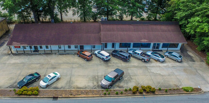 125-145 E Georgia Ave, Fayetteville, GA - aerial  map view