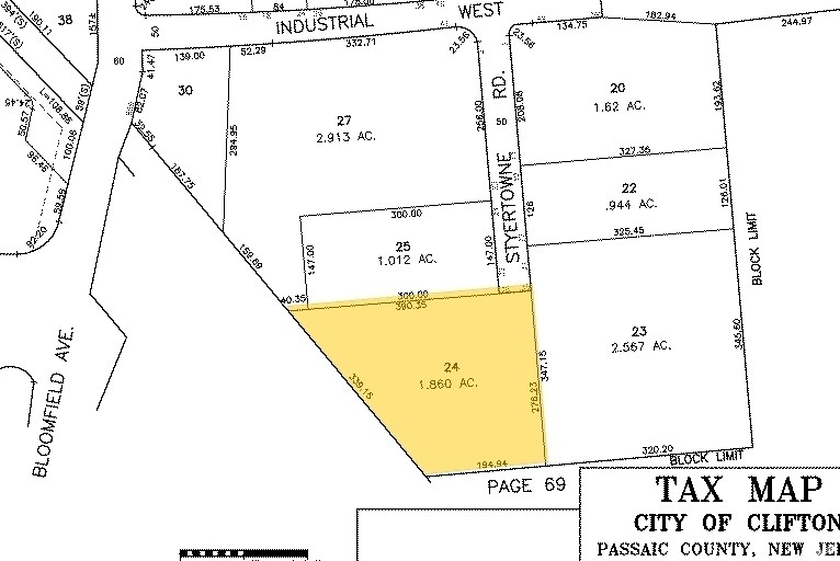 31 Styertowne Rd, Clifton, NJ for sale Plat Map- Image 1 of 1