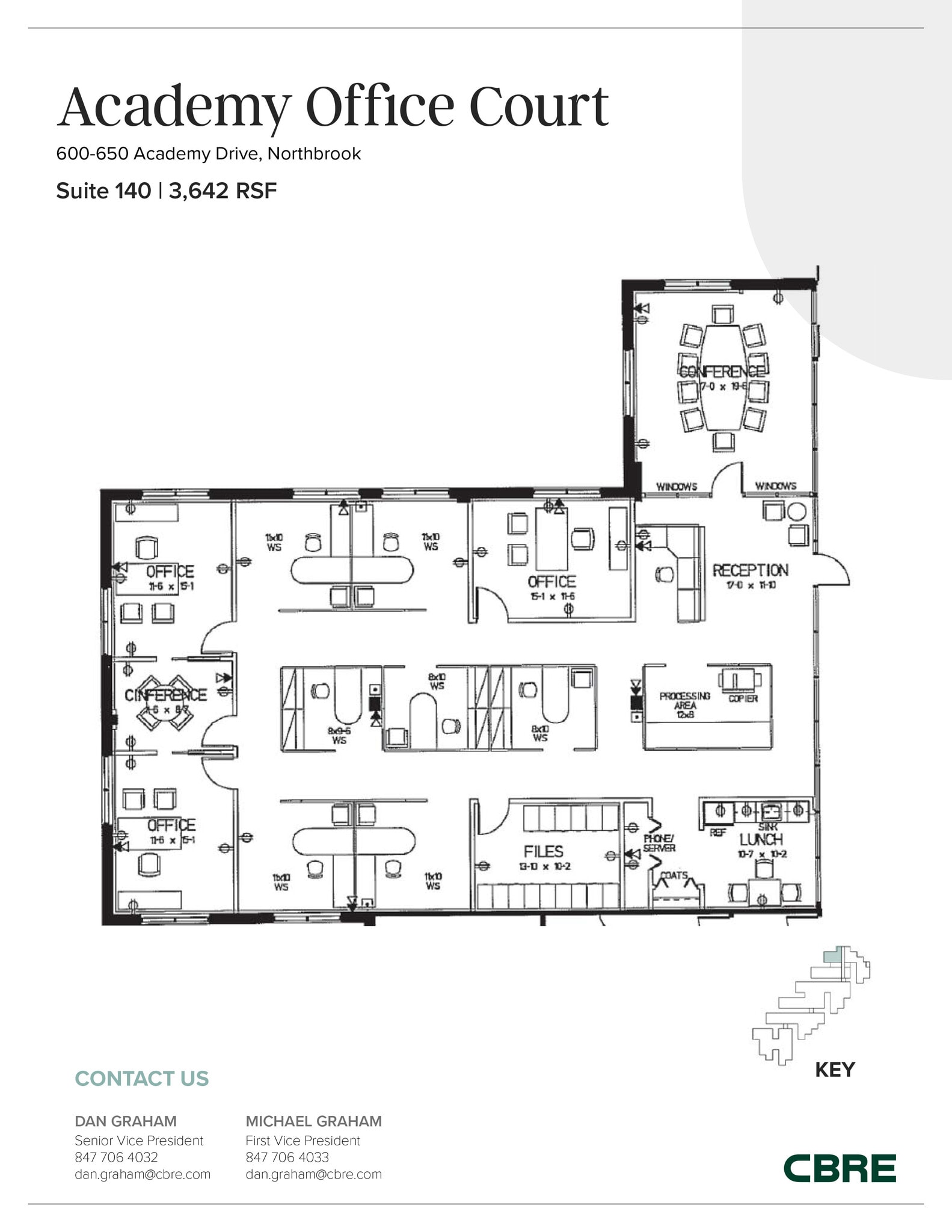 600-650 Academy Dr, Northbrook, IL for lease Floor Plan- Image 1 of 1
