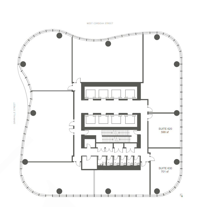 320 Granville St, Vancouver, BC for lease Floor Plan- Image 1 of 1