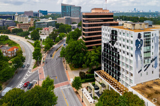 1447 Peachtree St NE, Atlanta, GA - AERIAL  map view - Image1