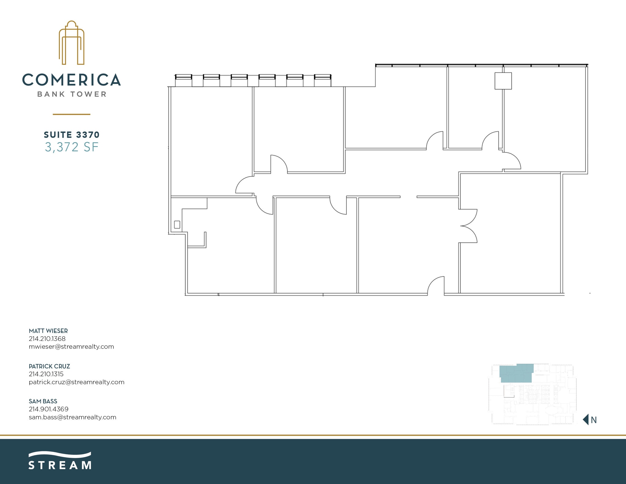 1717 Main St, Dallas, TX for lease Floor Plan- Image 1 of 2