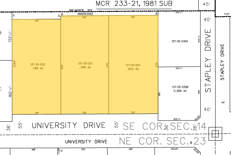 1134 E University Dr, Mesa, AZ for lease Floor Plan- Image 1 of 6