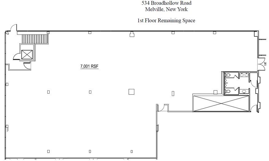 534 Broadhollow Rd, Melville, NY for lease Floor Plan- Image 1 of 1