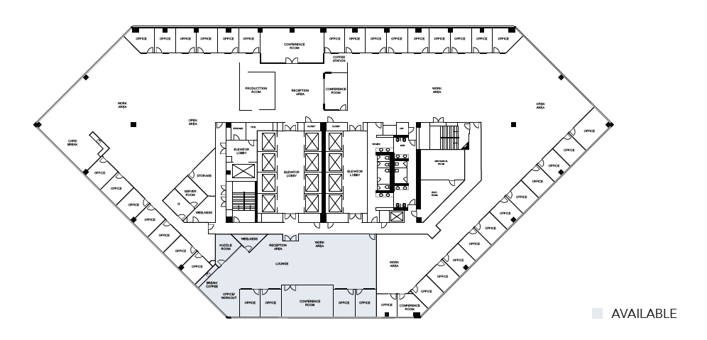 400 S Hope St, Los Angeles, CA for lease Floor Plan- Image 1 of 1