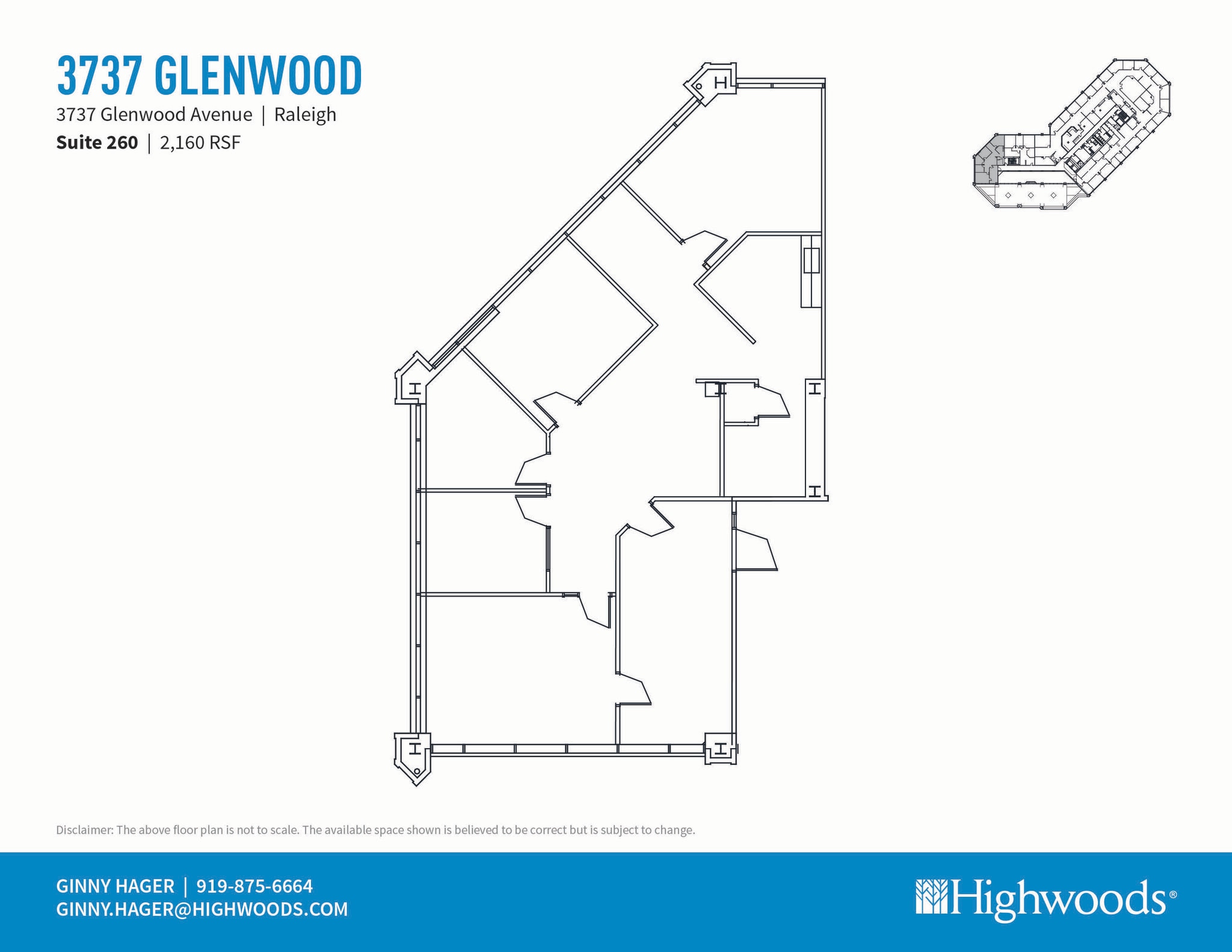 3737 Glenwood Ave, Raleigh, NC for lease Floor Plan- Image 1 of 1