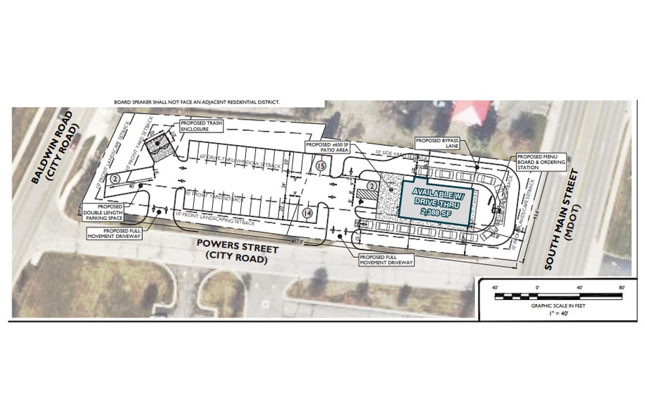 936 S Main St, Lapeer, MI for lease - Site Plan - Image 2 of 2