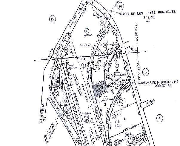 2811 E Ana St, Rancho Dominguez, CA for lease - Plat Map - Image 2 of 3