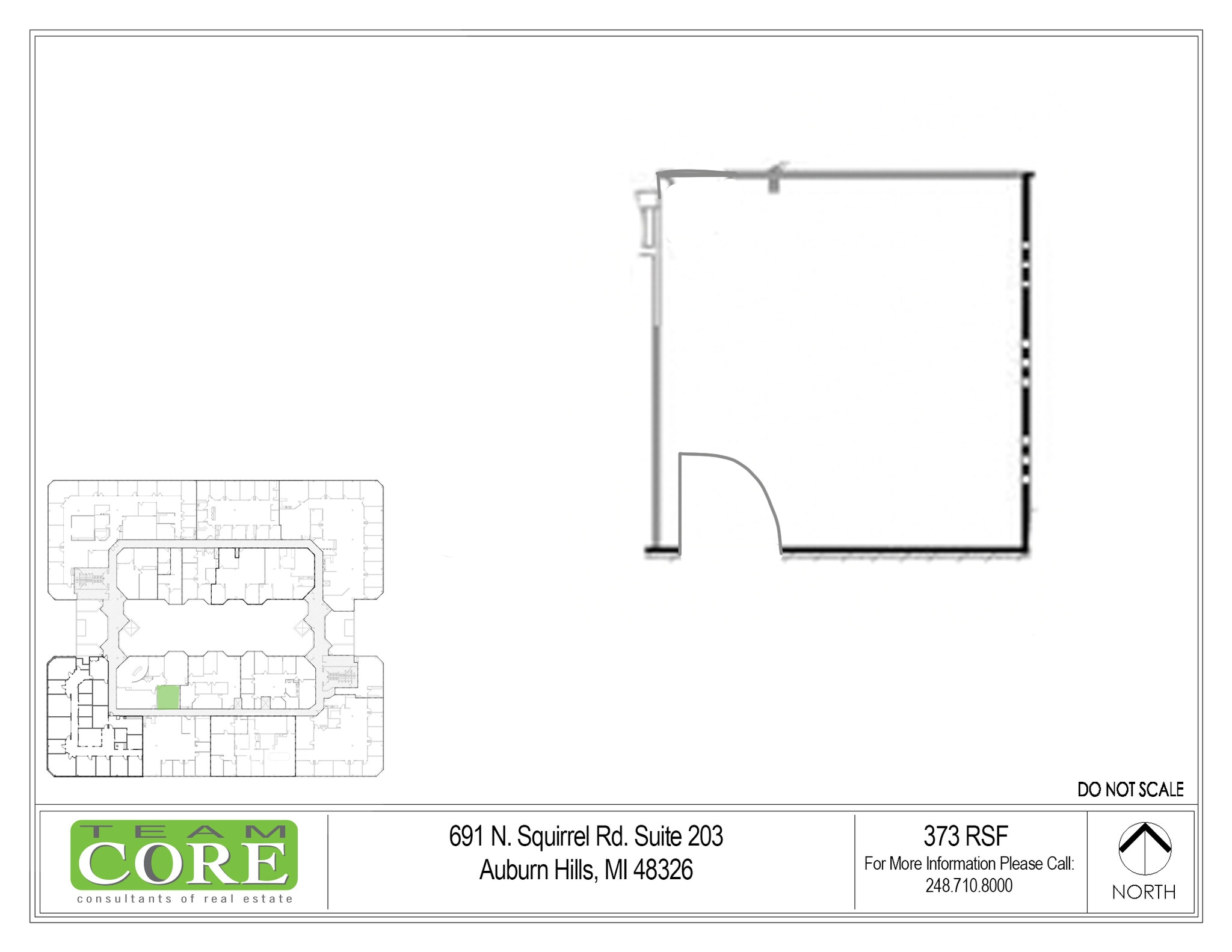691 N Squirrel Rd, Auburn Hills, MI for lease Floor Plan- Image 1 of 1