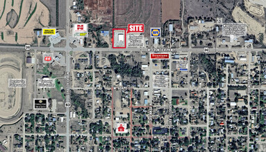213 W Frontier Pky, Oberlin, KS - AERIAL  map view