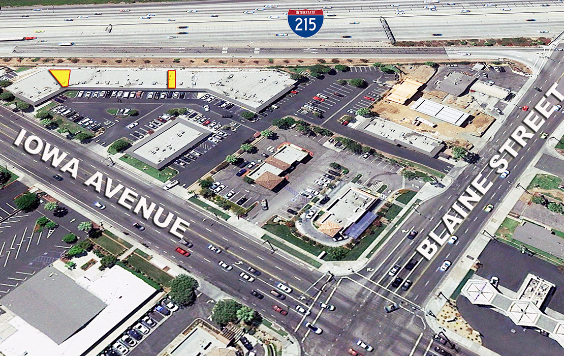 3355 Iowa Ave, Riverside, CA for lease Aerial- Image 1 of 8