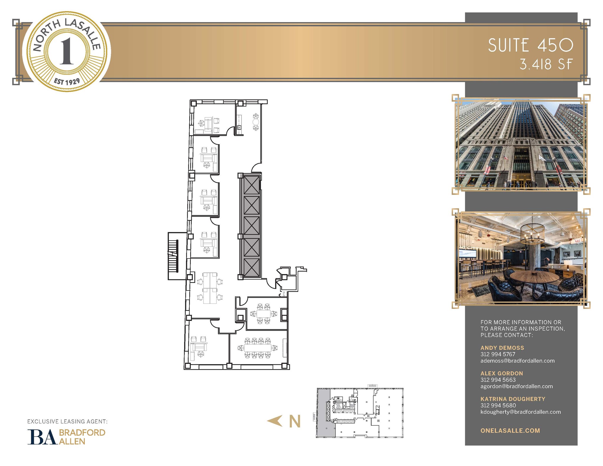 1 N La Salle St, Chicago, IL for lease Floor Plan- Image 1 of 1