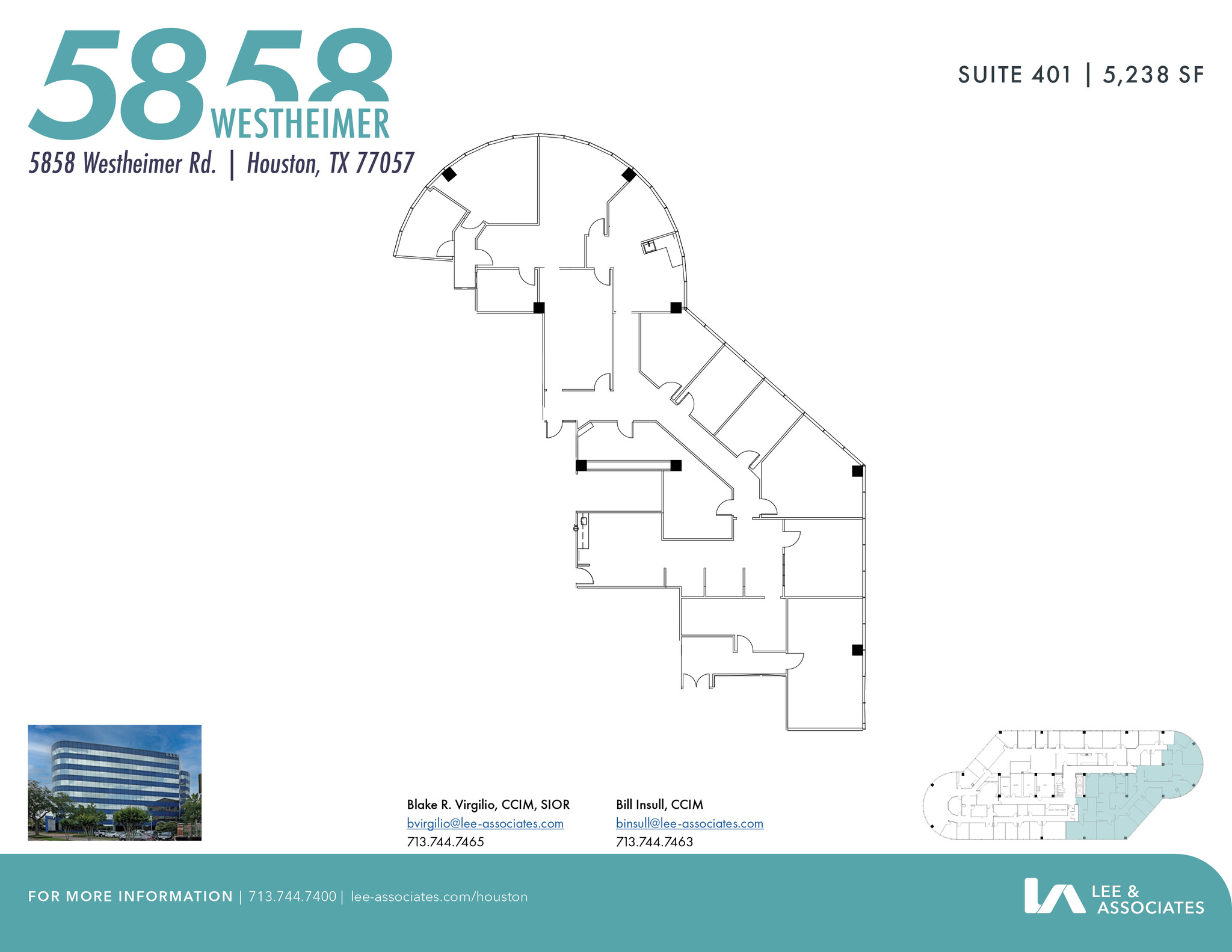 5858 Westheimer Rd, Houston, TX for lease Floor Plan- Image 1 of 2