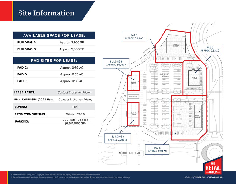 9002 Gate Blvd, Colorado Springs, CO for lease - Site Plan - Image 2 of 3