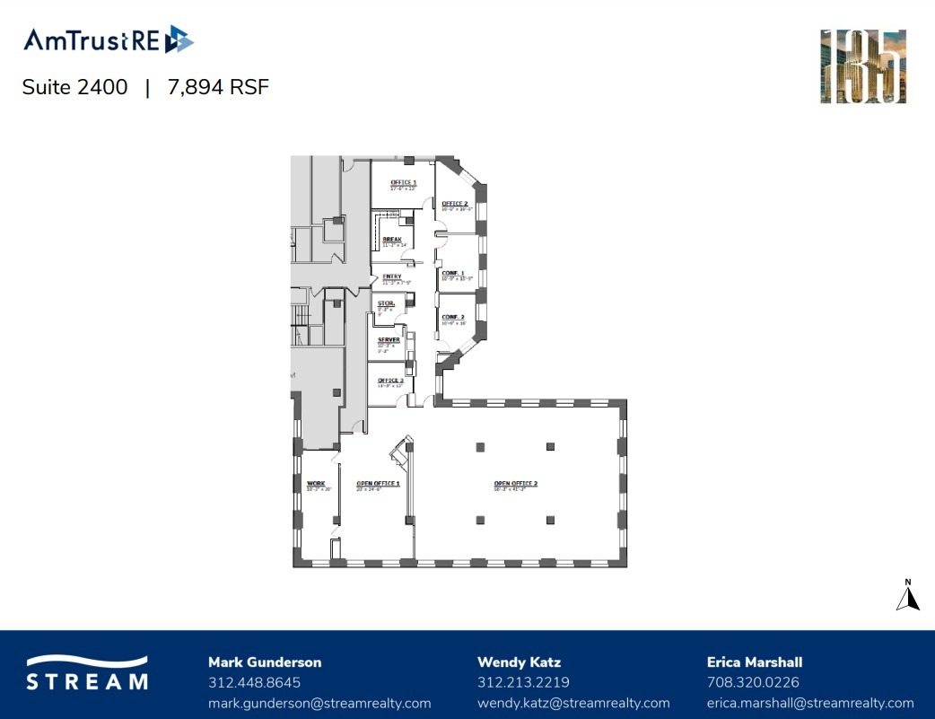 135 S LaSalle St, Chicago, IL for lease Floor Plan- Image 1 of 1