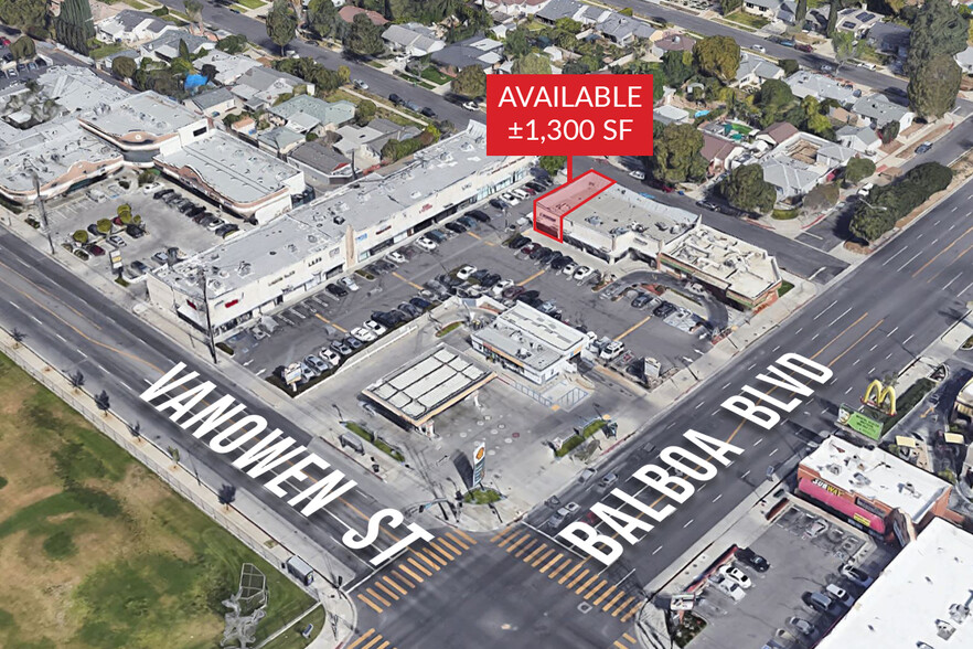 16923 Vanowen St, Van Nuys, CA for lease - Aerial - Image 3 of 4