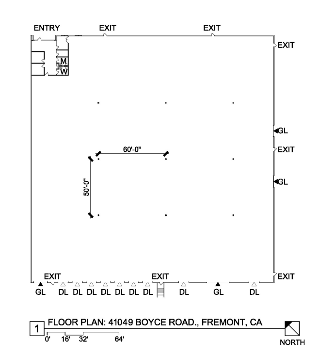 6600 Stevenson Blvd, Fremont, CA for lease Floor Plan- Image 1 of 1