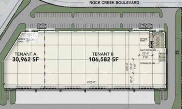 1600 Rock Creek Blvd, Joliet, IL for lease Site Plan- Image 2 of 2