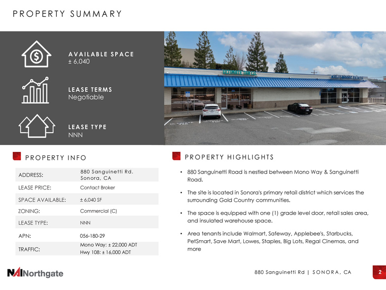 880 Sanguinetti Rd, Sonora, CA for lease - Building Photo - Image 3 of 4