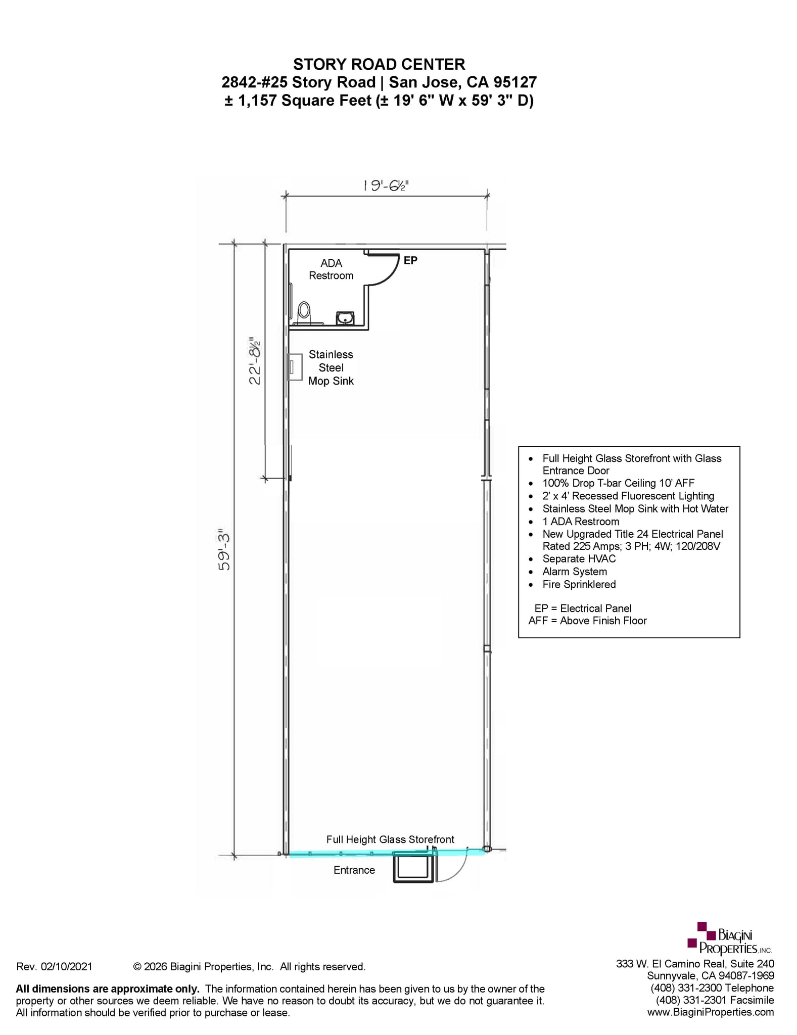 2842 Story Rd, San Jose, CA for lease Floor Plan- Image 1 of 8