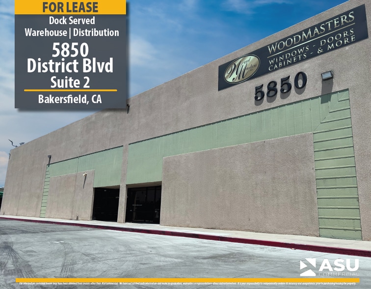 5850 District Blvd, Bakersfield, CA for lease - Building Photo - Image 1 of 3