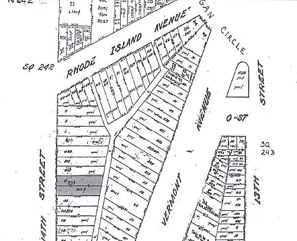 1325-1327 14th St NW, Washington, DC for lease - Plat Map - Image 2 of 6