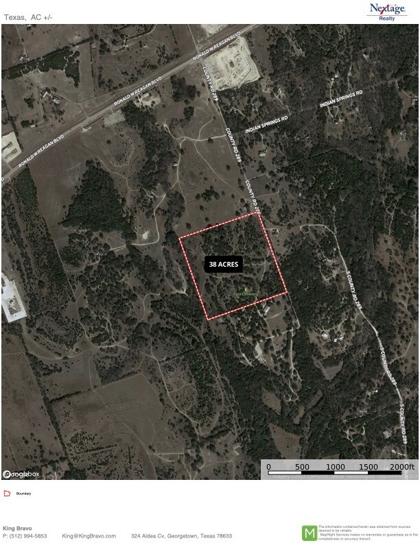 TBD CR 289, Georgetown, TX for sale Aerial- Image 1 of 1