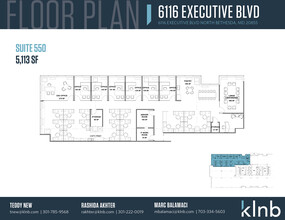 6116 Executive Blvd, Rockville, MD for lease Floor Plan- Image 1 of 1