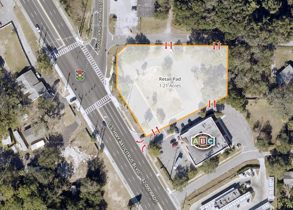 1810 Citrus Blvd, Leesburg, FL for lease Aerial- Image 1 of 2
