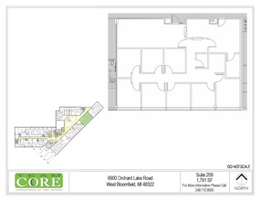 6900 Orchard Lake Rd, West Bloomfield, MI for lease Floor Plan- Image 1 of 1