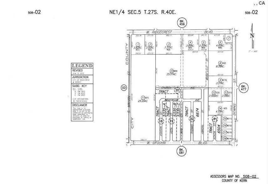 508-020-03 Ridgecrest Blvd., Ridgecrest, CA for sale - Building Photo - Image 2 of 3