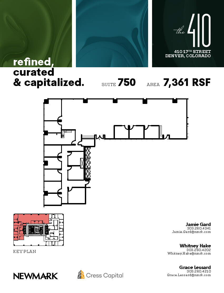 410 17th St, Denver, CO for lease Floor Plan- Image 1 of 1