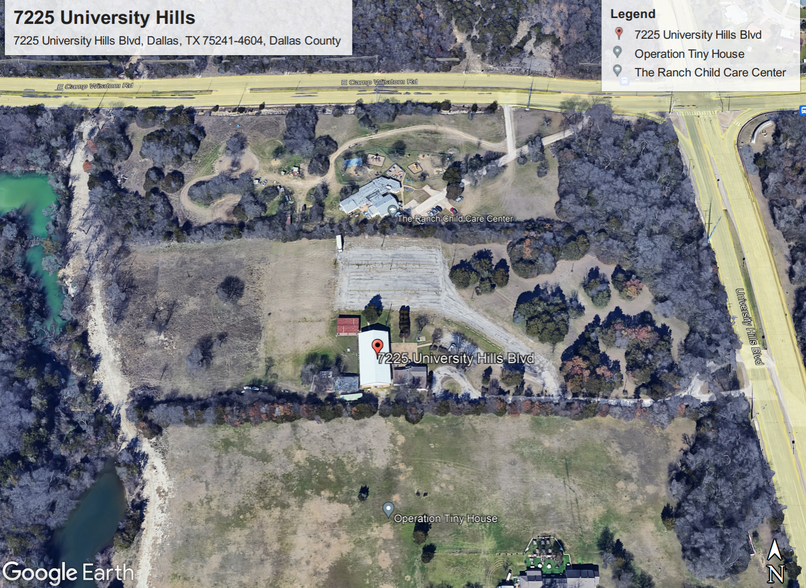 7225 University Hills Blvd, Dallas, TX for sale - Aerial - Image 2 of 7