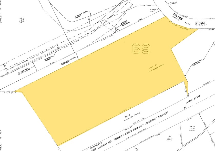 100 Fulton St, Boonton, NJ for sale - Plat Map - Image 1 of 1