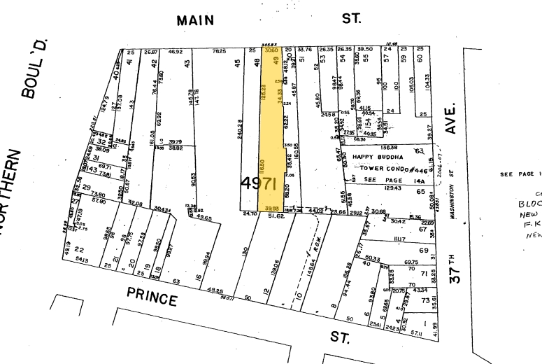 36-36 Main St, Flushing, NY for sale Plat Map- Image 1 of 1