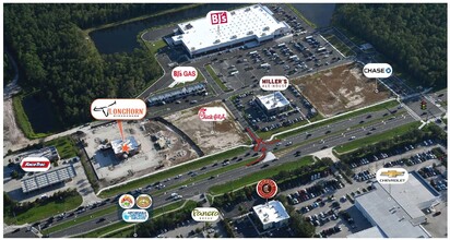 5877 State Rte 100 East, Palm Coast, FL - aerial  map view - Image1