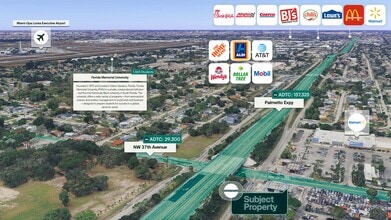 3695 NW 167th St, Opa Locka, FL - AERIAL map view