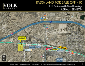 I-10 & Prickly Pear, Benson, AZ - aerial  map view - Image1