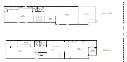 1629 N Halsted St, Chicago, IL for lease Floor Plan- Image 1 of 2