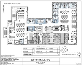 500 Fifth Ave, New York, NY for lease Floor Plan- Image 1 of 3