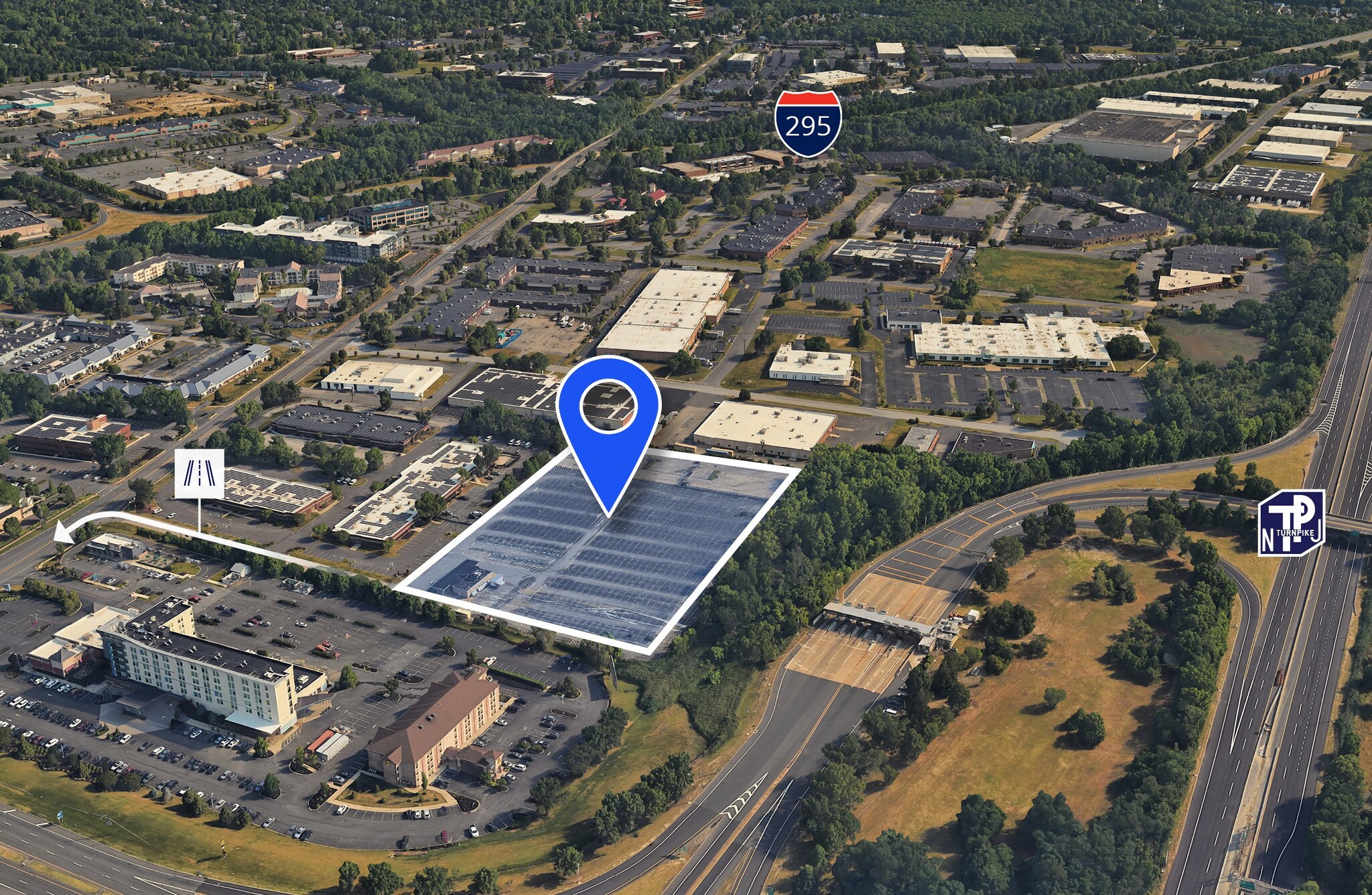 538 Fellowship Rd, Mount Laurel Township, NJ for lease Aerial- Image 1 of 3