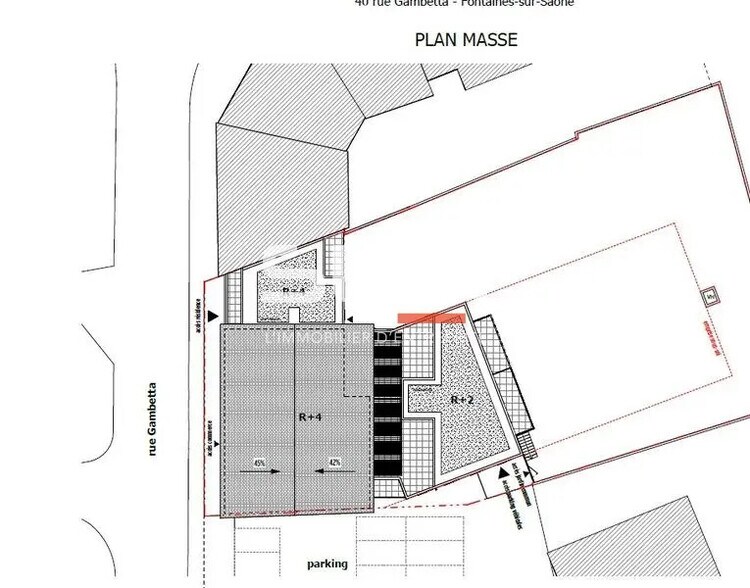 Retail in Fontaines-sur-Saône for sale - Site Plan - Image 3 of 4