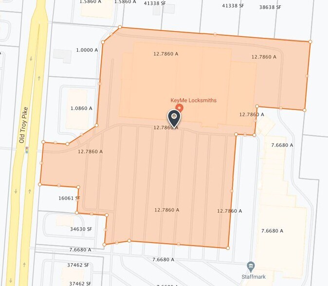 8280-8286 Troy Pike, Huber Heights, OH for lease - Plat Map - Image 2 of 2