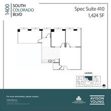 1400 S Colorado Blvd, Denver, CO for lease Floor Plan- Image 2 of 6