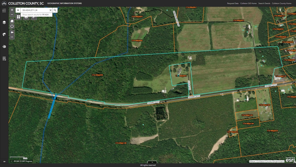 99 Ashley Ln, Ruffin, SC for sale - Plat Map - Image 2 of 23